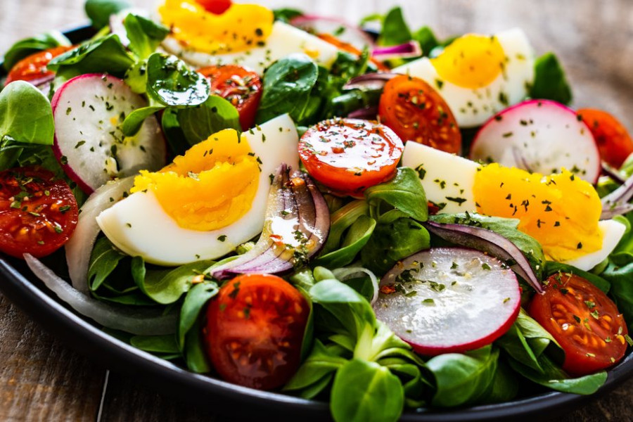 EDEKA Jaehnig Koefering Snacks Salat mit Eiern